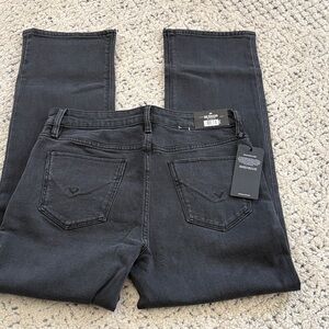 Hudson Jeans Dark Gray/Black Slim Straight Jeans Color Night Time 8/29